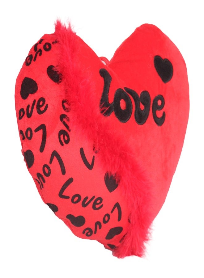 Tickles Love Heart Cushion Soft Stuffed Plush Toy Gifts for Boys & Girls Wedding Anniversary Birthday Valentine's Day (Size: 32 cm Color: Red) - Image 4